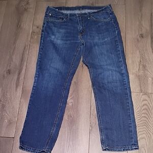 Classic Men's Blue Denim Jeans Size 33x30